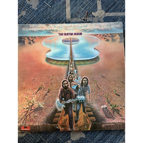 THE GUITAR ALBUM RL Ludwig Eric‎ Clapton Rory Gallagher John Mclaughlin 2 LP NM - Picture 1 of 13